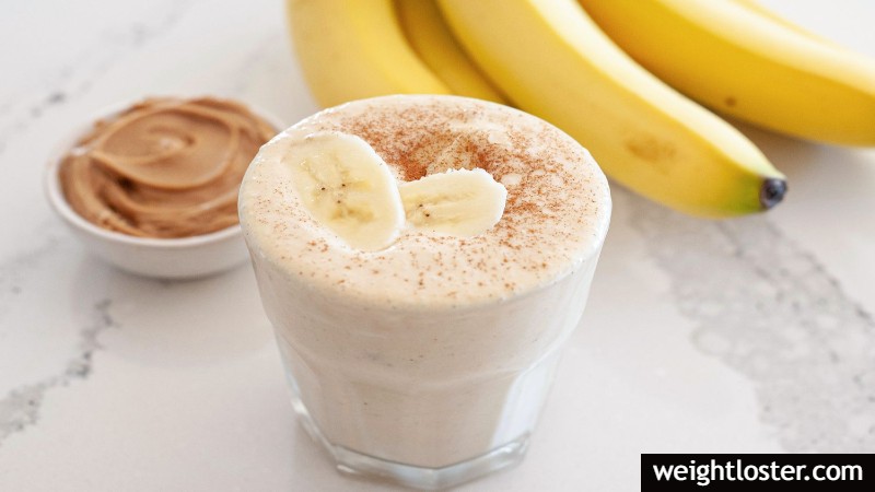 peanut and banana weight loss smoothie